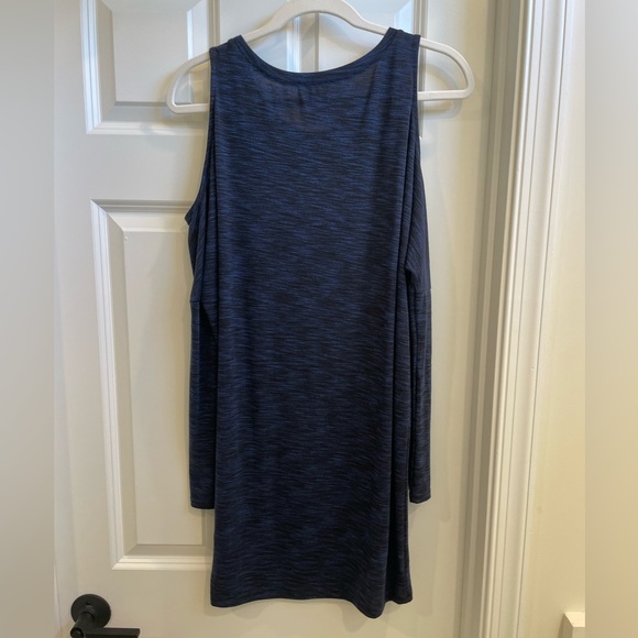 Blue-black Express Shoulder Cut Out Dress - Picture 4 of 4